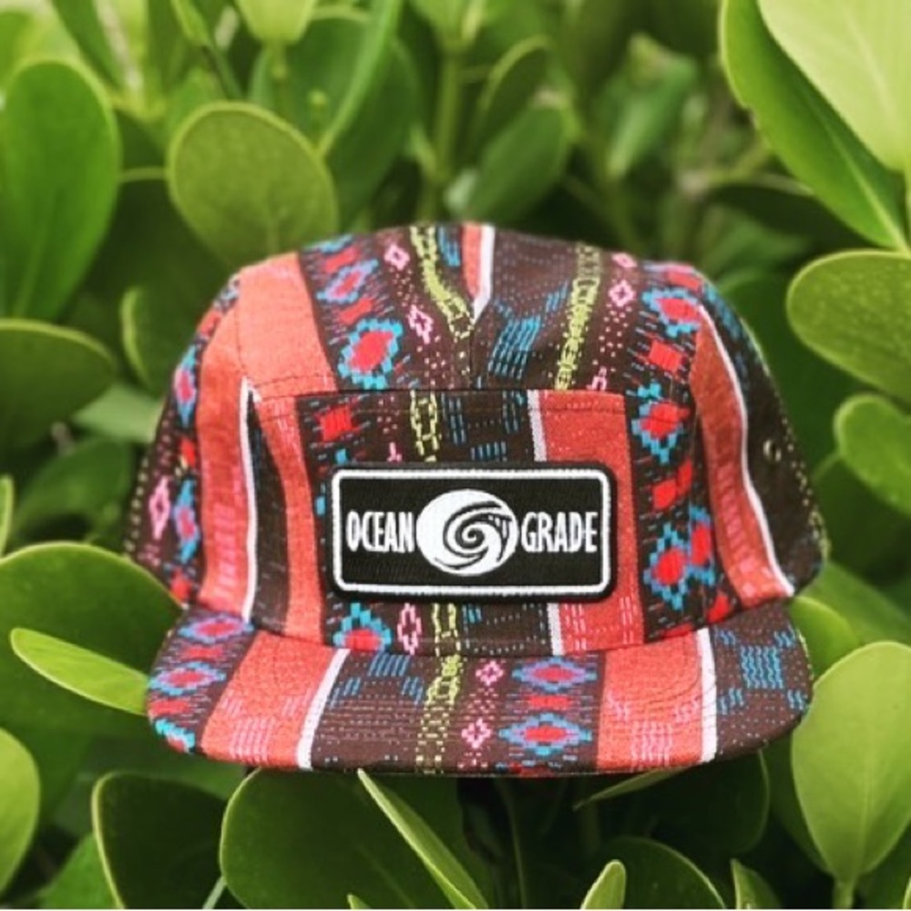 Ocean Grade Aztec Five panel hat
